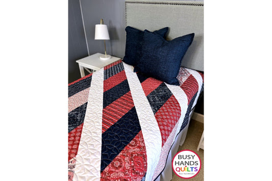 Journey Quilt Pattern - a Throw Quilt in Hudson!