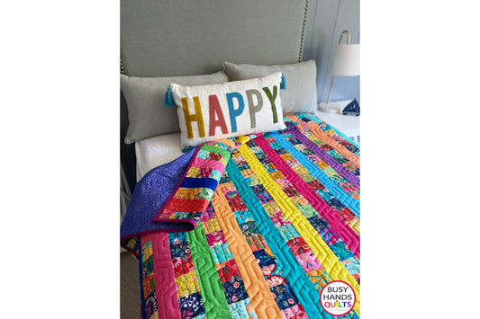 Woven Threads Throw Quilt in Faraway Florals!