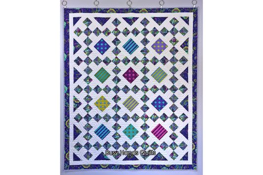 Granny's Square Patch Throw Quilt in Tula Pink!
