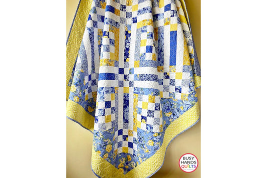 Sweet Caroline Quilt Pattern - Twin Size in Dutch Garden!