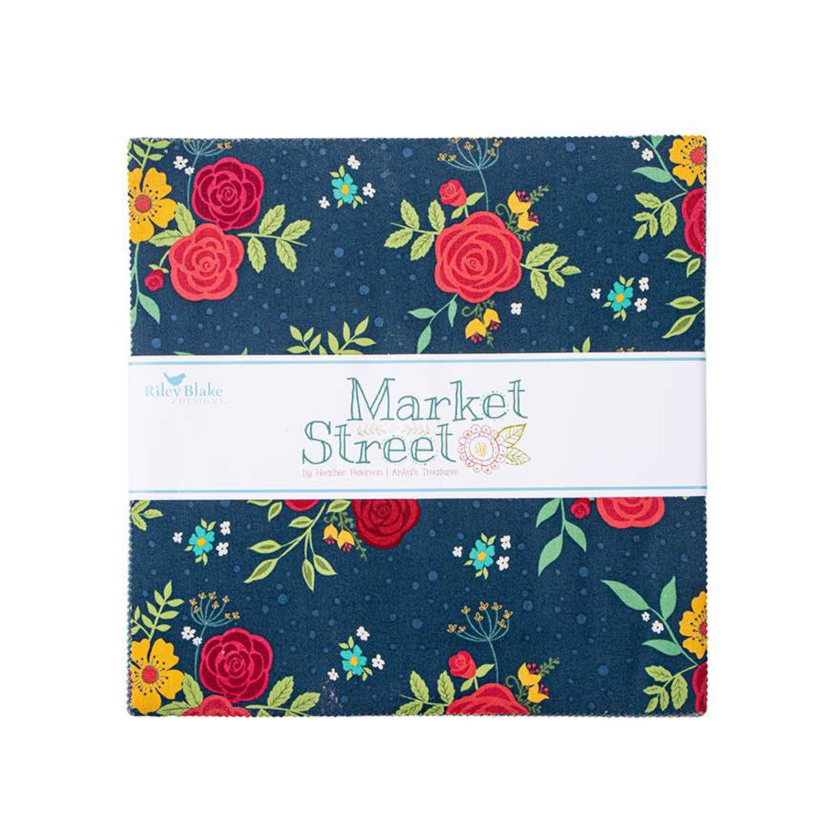 Market Street Layer Cake by Heather Peterson for Riley Blake 10-14120-42 #358
