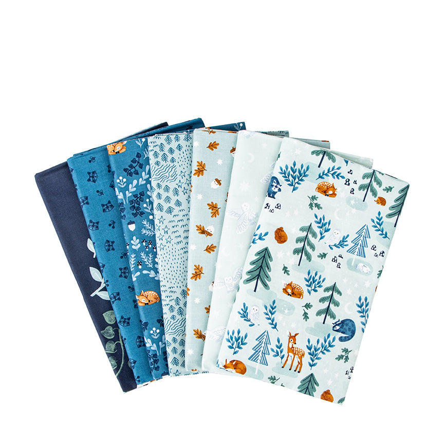 Twilight Creatures One Yard Bundle - 18 Prints Plus 3 Panels by Natalia Juan Abello for Riley Blake #361