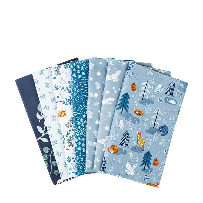 Twilight Creatures One Yard Bundle - 18 Prints Plus 3 Panels by Natalia Juan Abello for Riley Blake #361