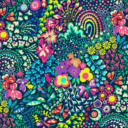 3 Yards Wide Backing Multi Hide & Seek 108in 52892W-1DES #9