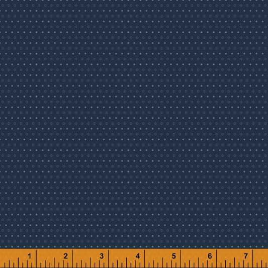 By the Half Yard - Tiny Marks Navy from Hudson by Windham Fabrics #562