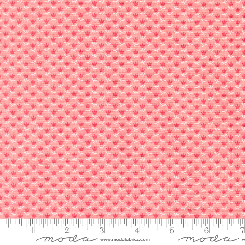 By the Half Yard - June in Blush Pink 55347-17 - A Cat Named Stitch by Camille Roskelley for Moda