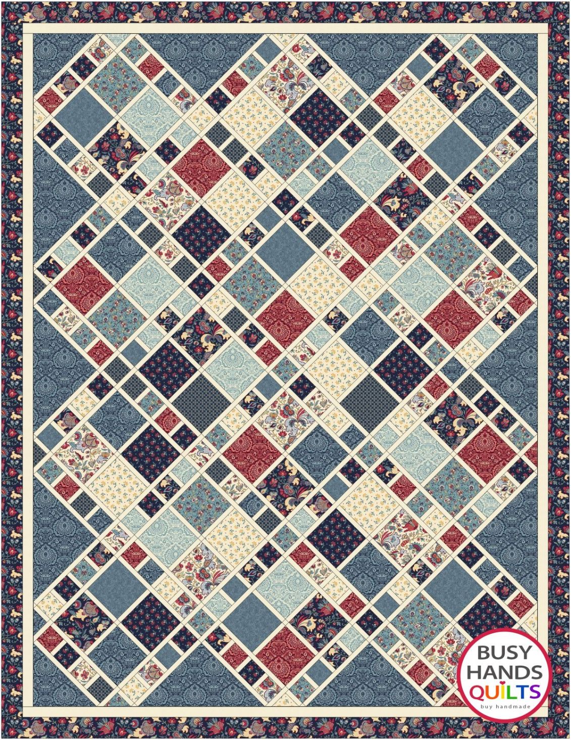 A Scrappy Life Quilt Pattern PDF DOWNLOAD