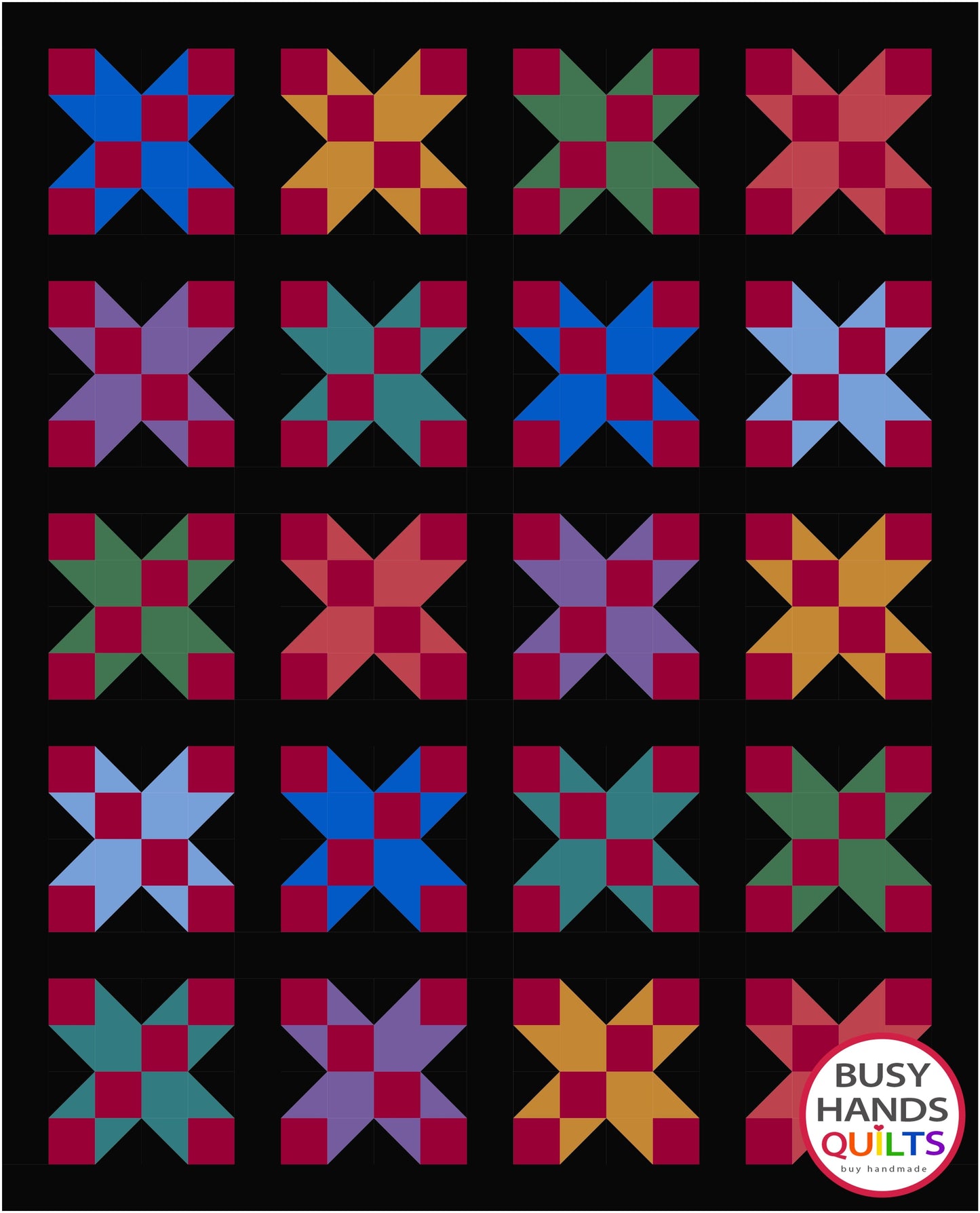 Jacks Quilt Pattern PDF DOWNLOAD