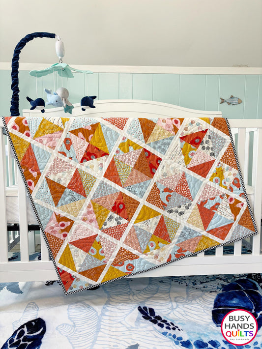 Sunshine Baby Quilt Kit in Lazy Afternoon