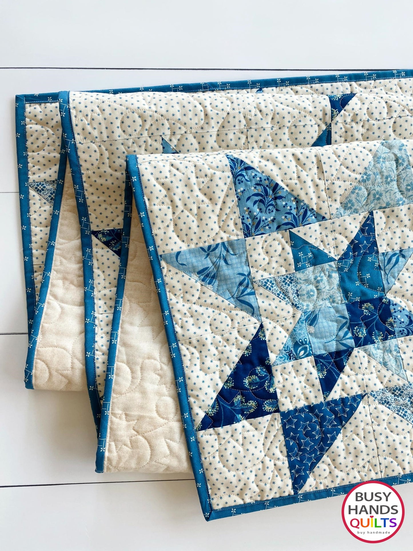 Handmade Fireworks Throw Quilt in Perfect Union