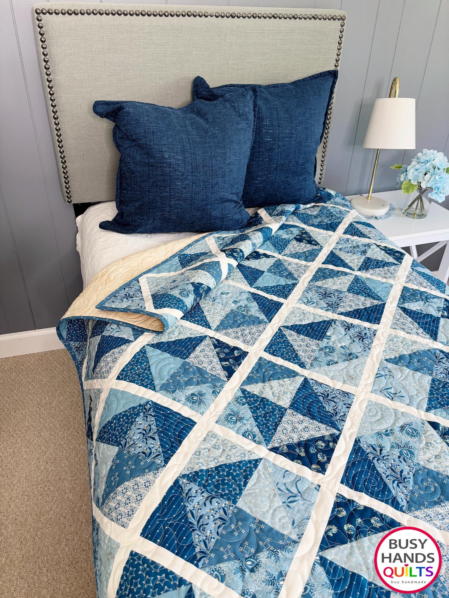 Handmade Sunshine Throw Quilt in Perfect Union