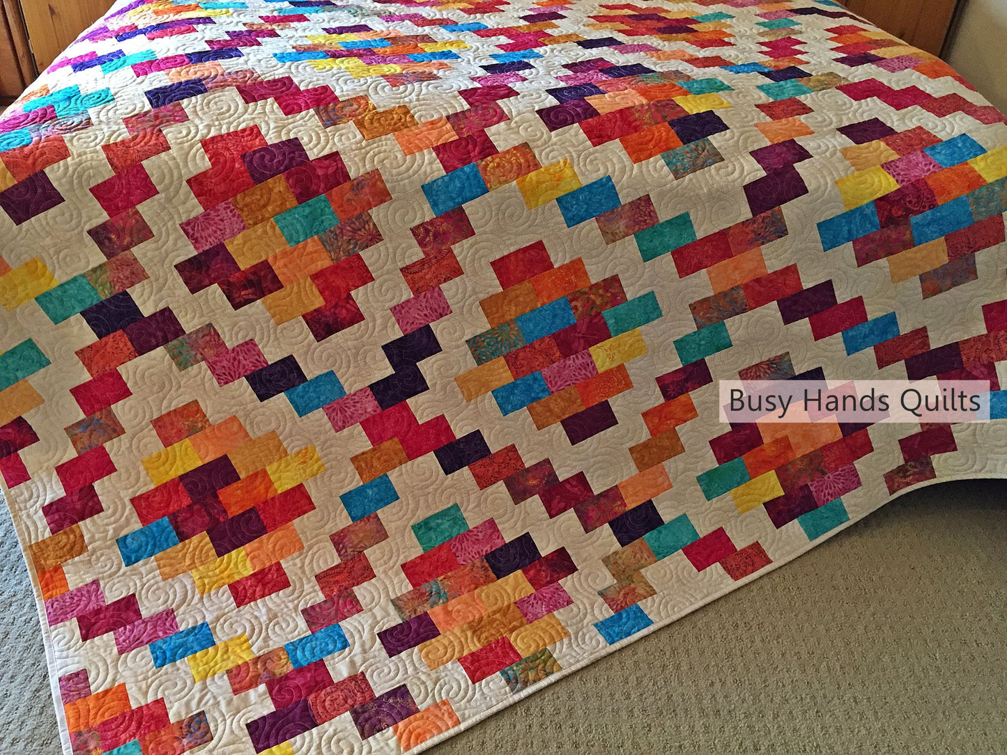 Brick Cottage Lane 2 Quilt Pattern PRINTED