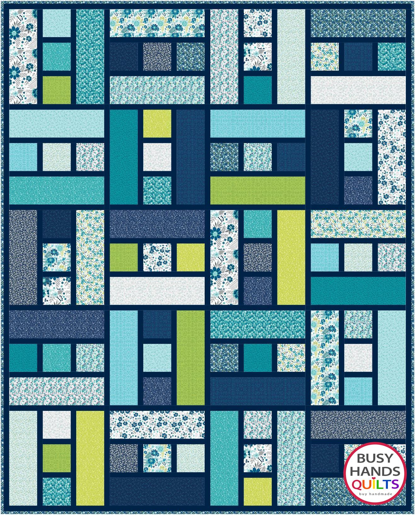 Blessings Twin Quilt Kit in Among the Wildflowers II