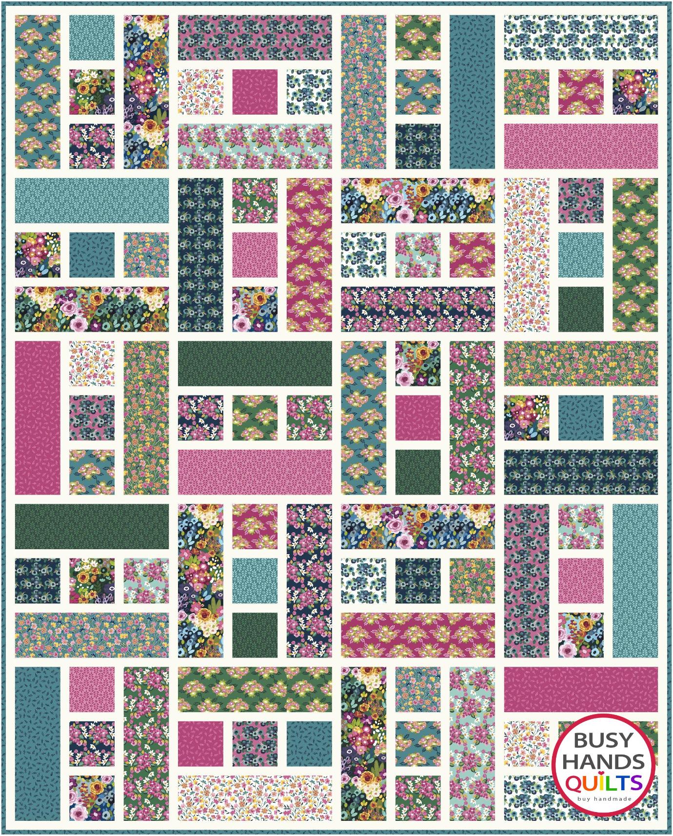 Blessings Twin Quilt Kit in Morning Meadow