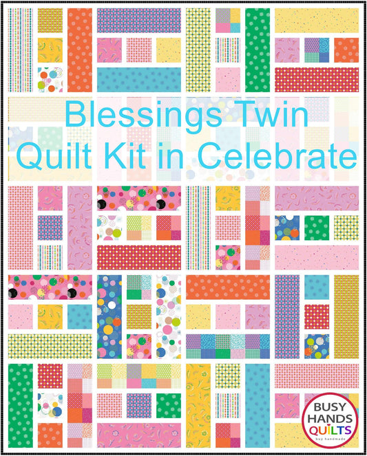 Blessings Twin Quilt Kit in Celebrate