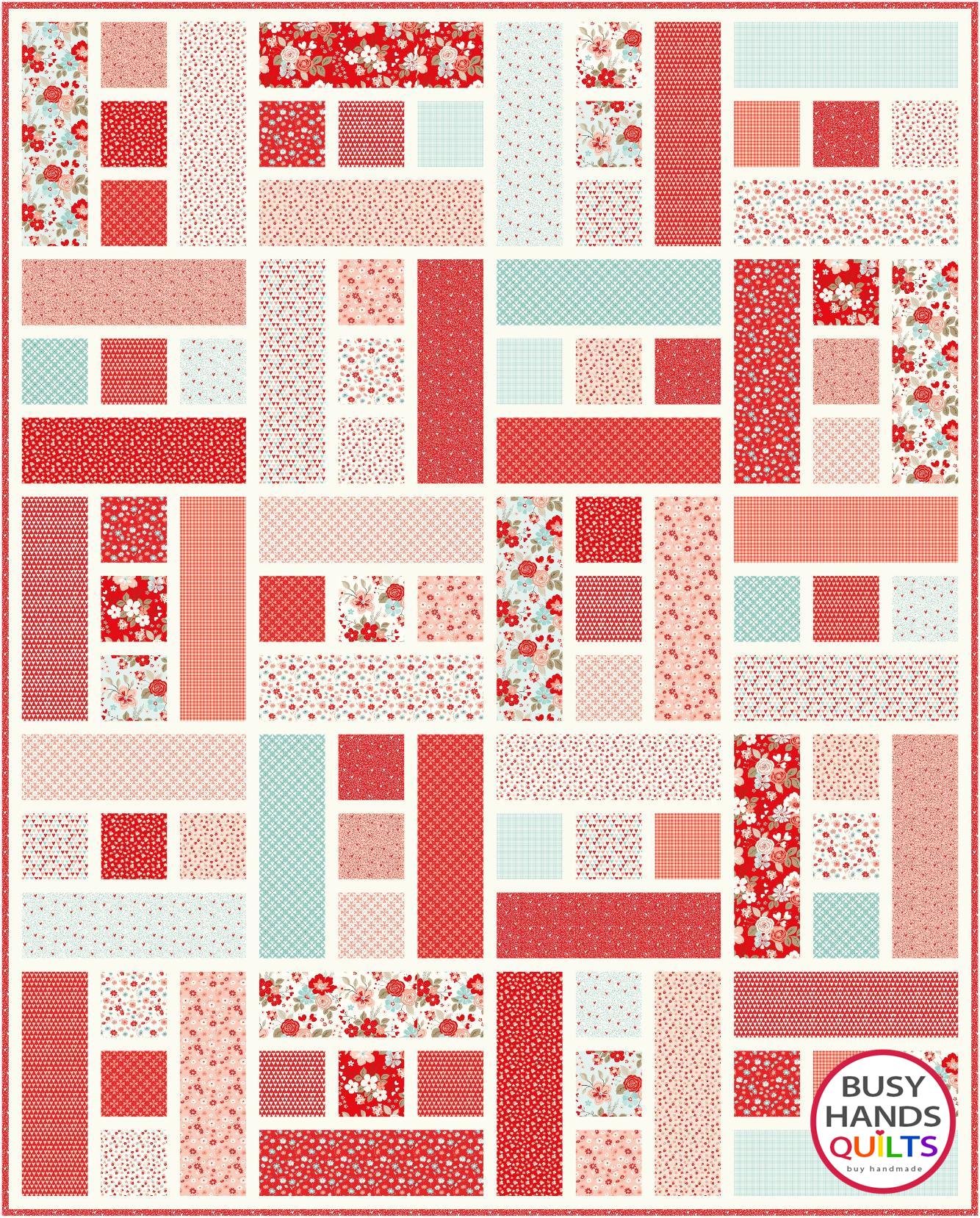 Blessings Twin Quilt Kit in You and Me