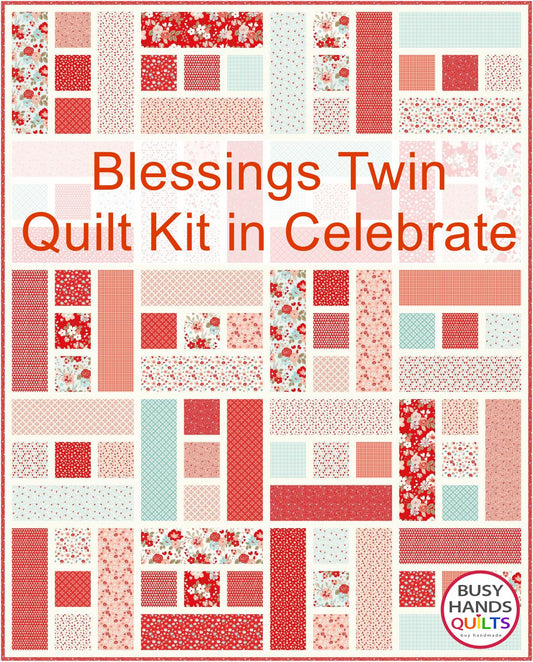 Blessings Twin Quilt Kit in You and Me