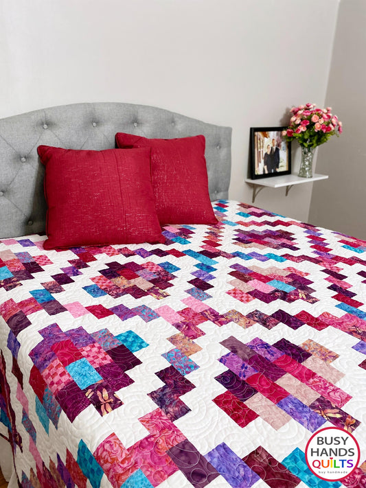 Brick Cottage Lane 2 Quilt Pattern PRINTED