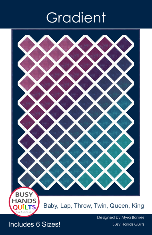 Gradient Quilt Pattern PRINTED
