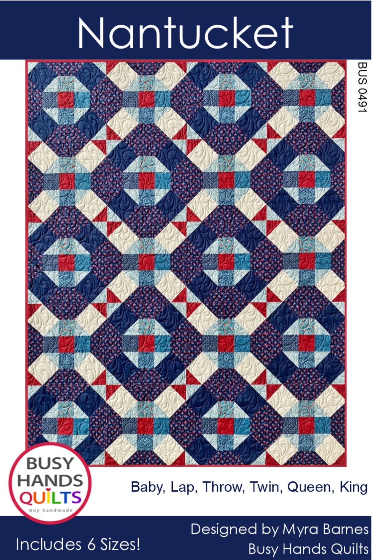 Nantucket Quilt Pattern PRINTED