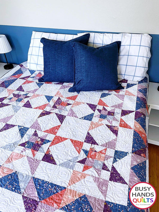 Hometown Stars Quilt Pattern PDF DOWNLOAD