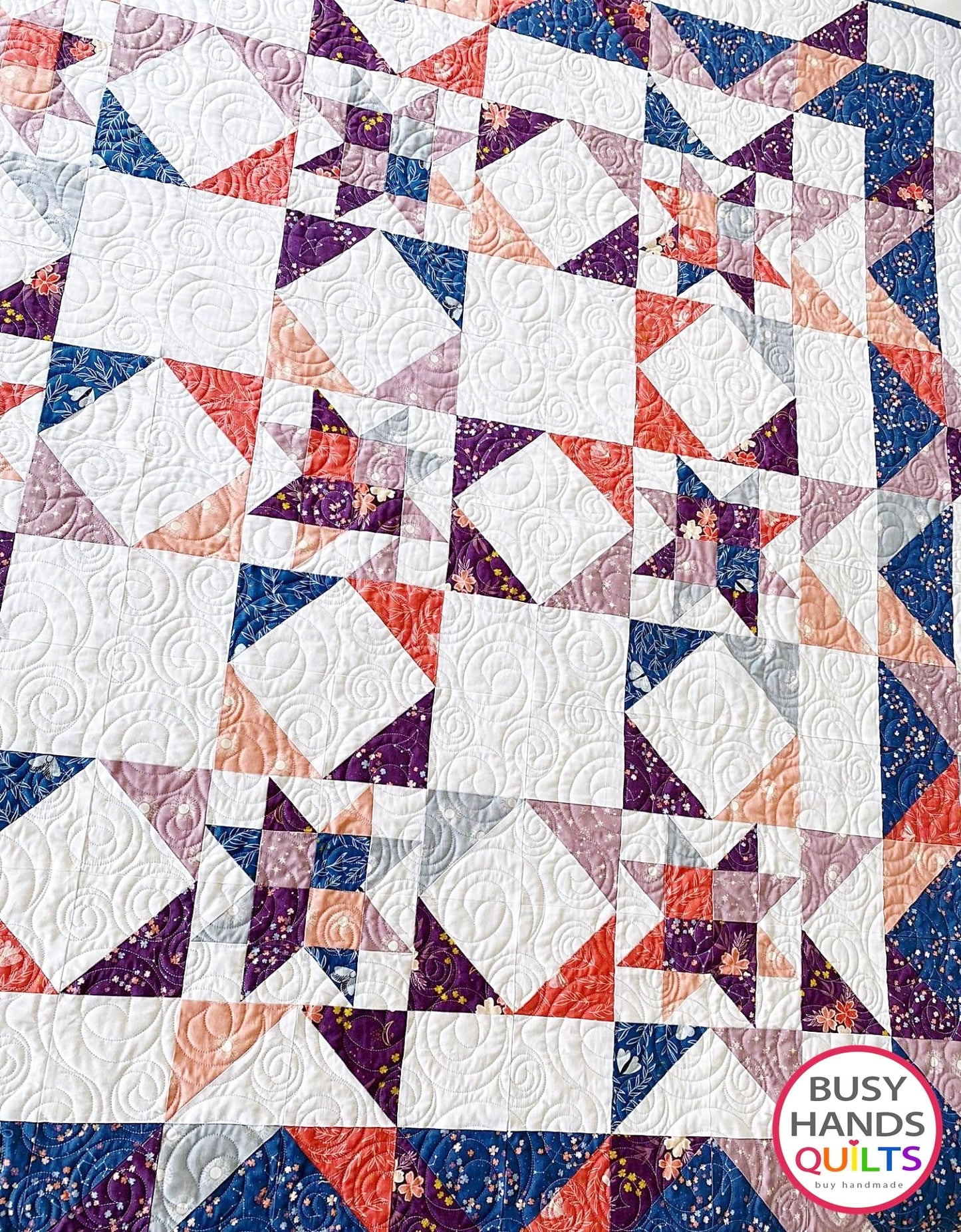 Hometown Stars Quilt Pattern PRINTED