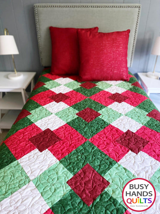 Precious Plaid Quilt Pattern PDF DOWNLOAD