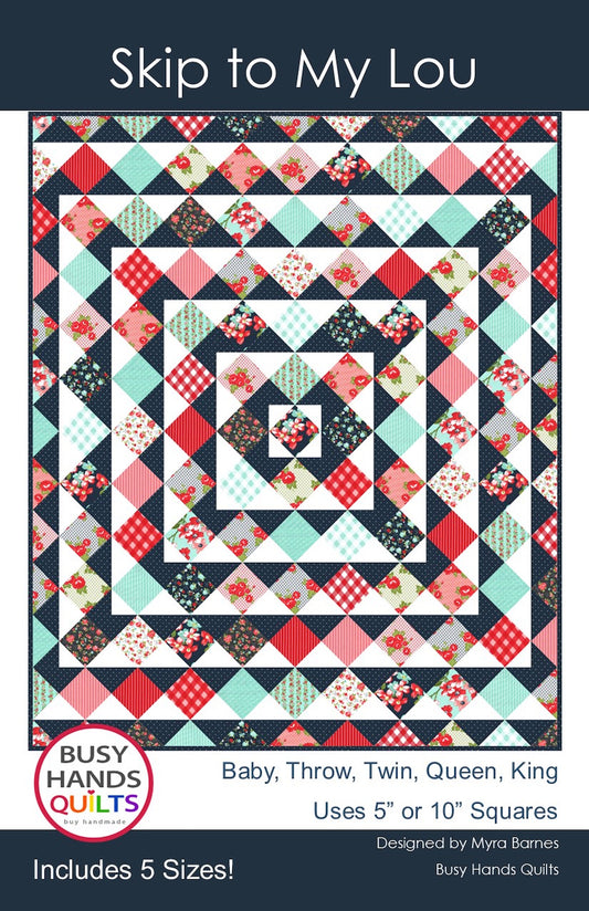 Skip To My Lou Quilt Pattern PRINTED