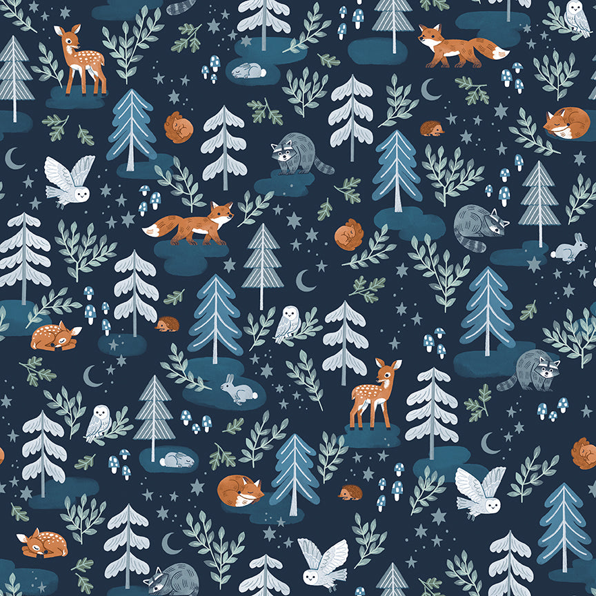 Blessings Throw Quilt Kit in Twilight Creatures