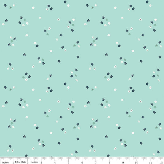 5/8 Yard - Flowers in Songbird from Berry Market by Riley Blake C15746-SONGBIRD #24