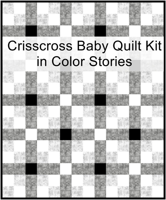 Crisscross Quilt Kit in Color Stories - Baby Size