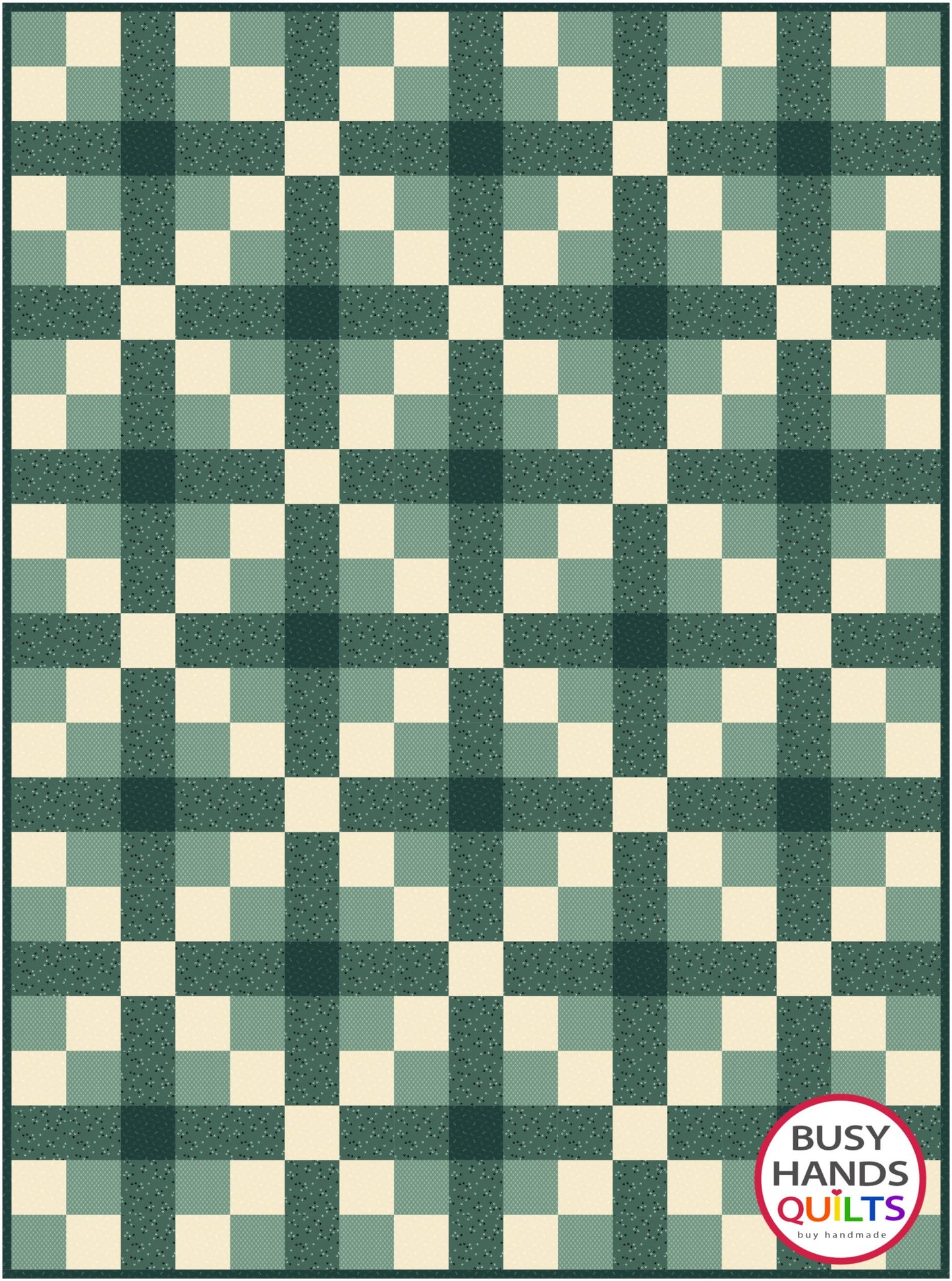 Crisscross Quilt Pattern PRINTED