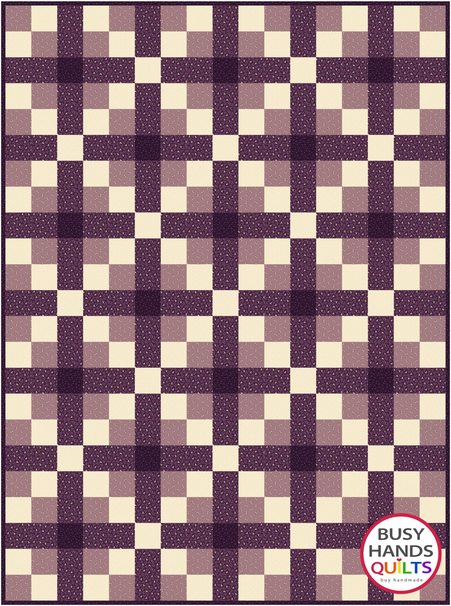 Crisscross Quilt Pattern PRINTED