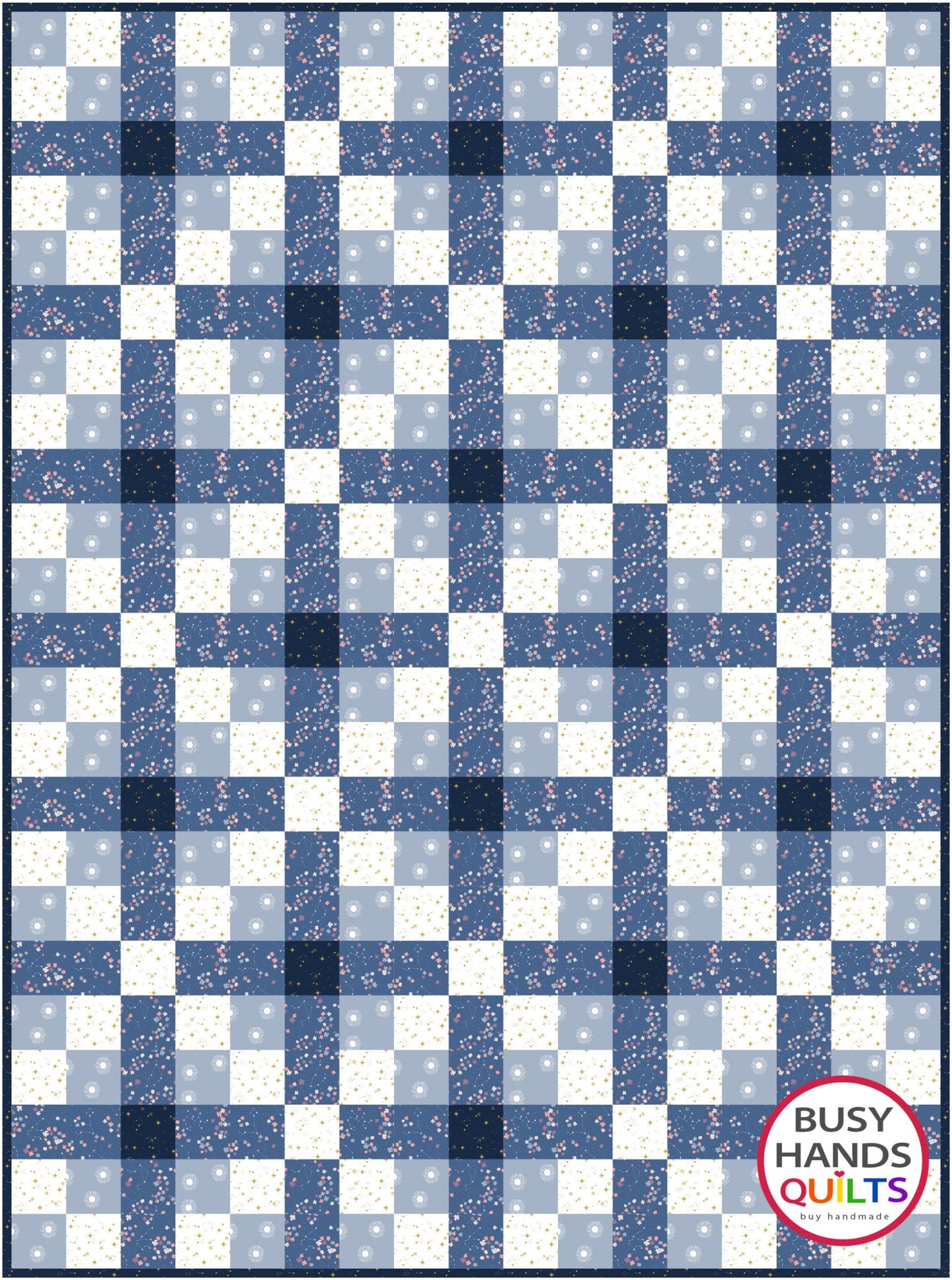 Crisscross Quilt Pattern PRINTED