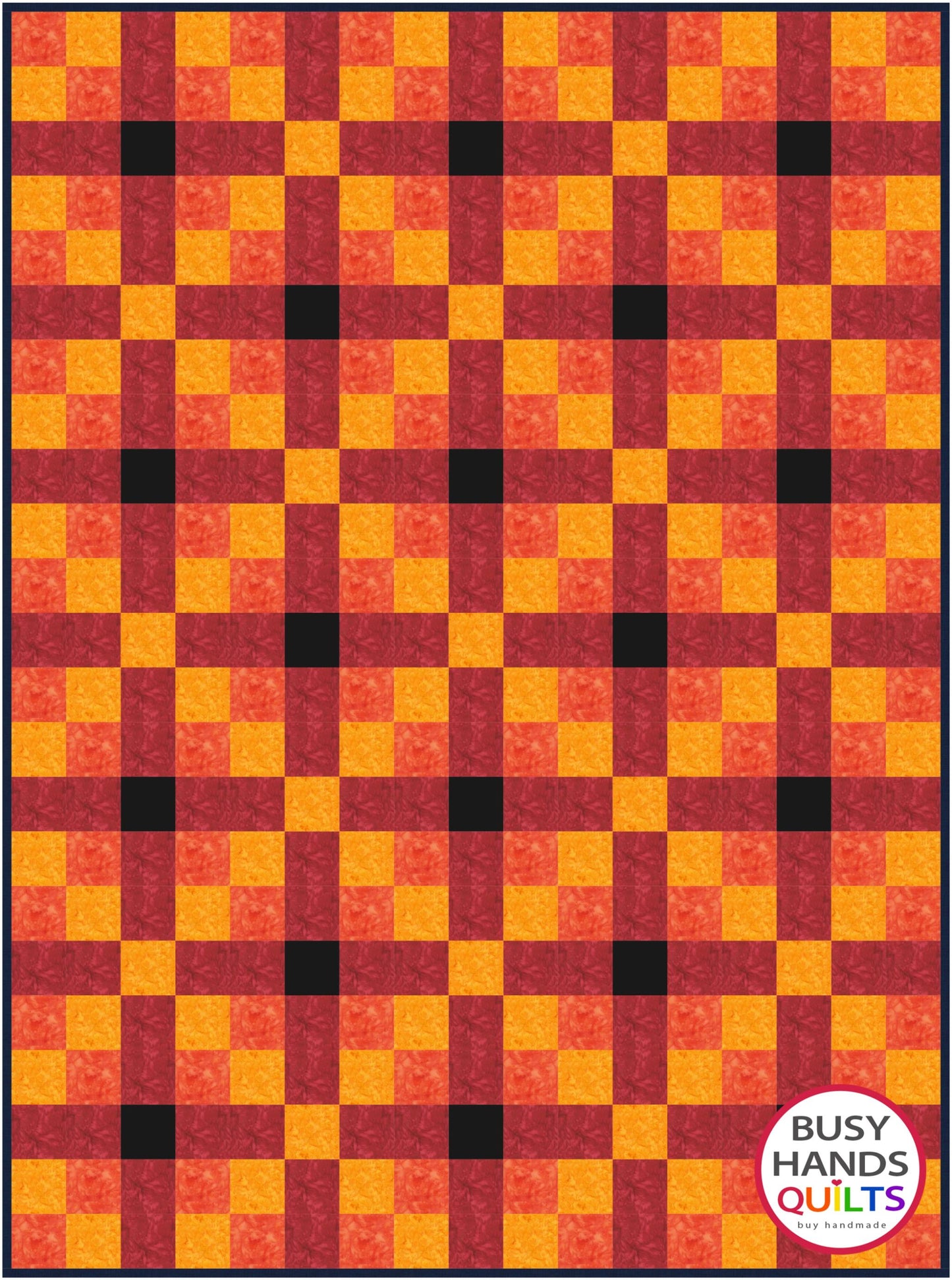 Crisscross Quilt Pattern PRINTED