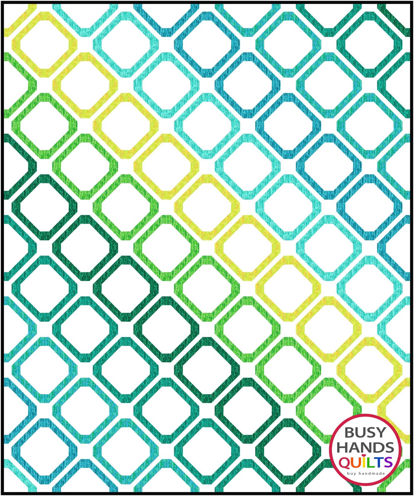 Gemstones Quilt Pattern PRINTED