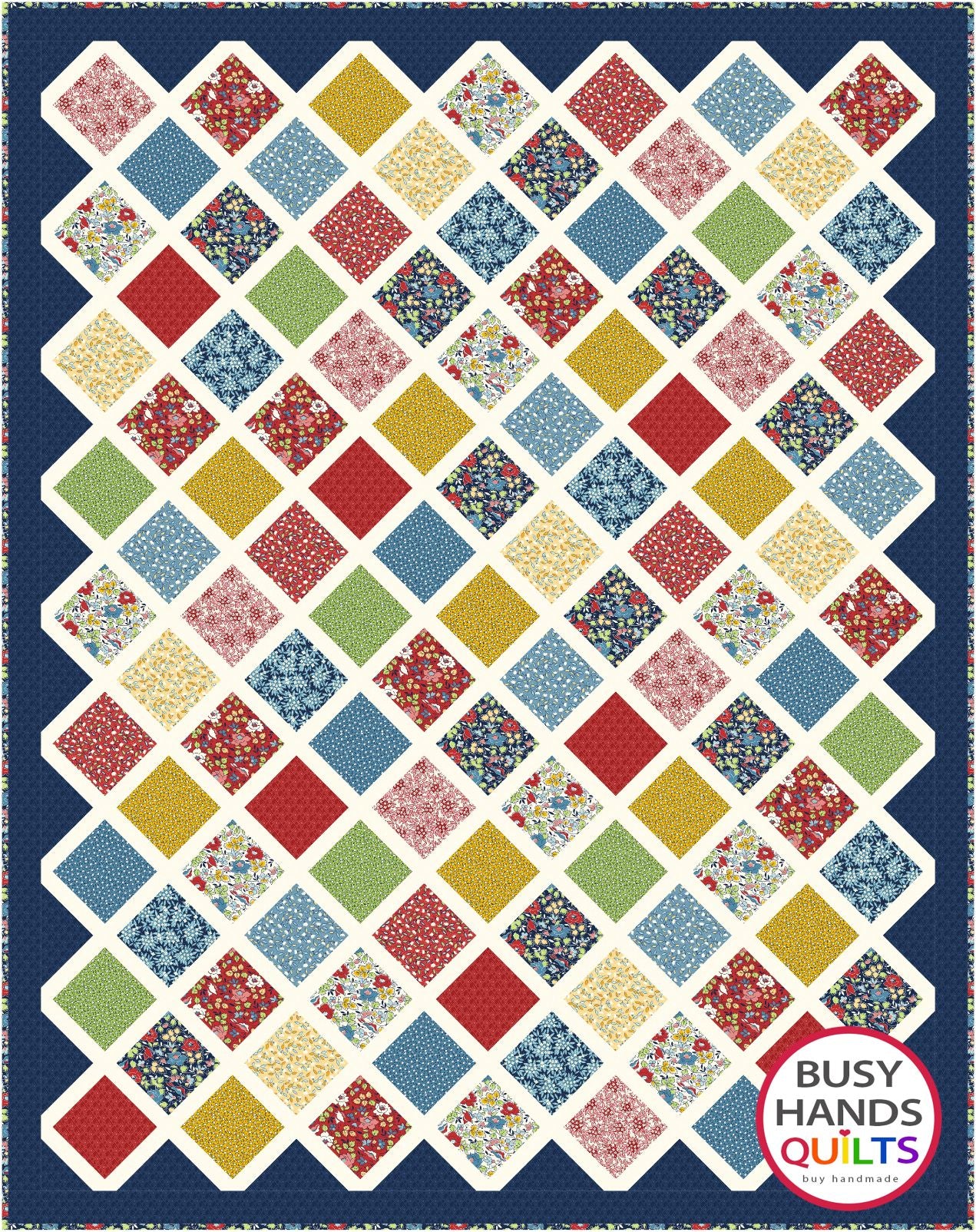 Make It Scrappy Quilt Pattern PDF DOWNLOAD