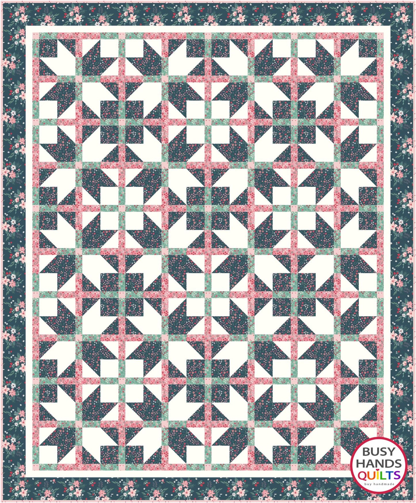 Mariposa QUEEN Quilt Kit in Berry Market