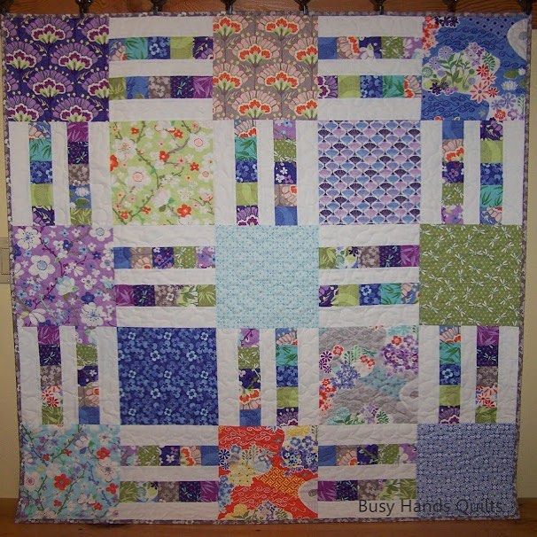 Picket Fence Quilt Pattern PRINTED Busy Hands Quilts {$price}