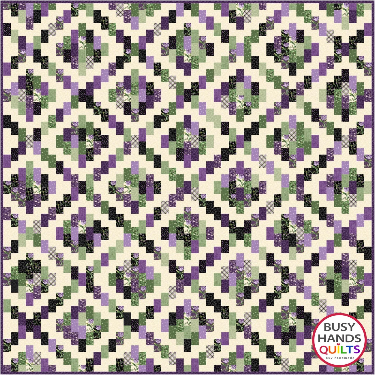 Brick Cottage Lane 2 Quilt Pattern PRINTED
