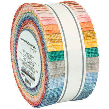 Chalk and Charcoal New Colors 2021 Roll Up by Jennifer Sampou for Robert Kaufman Fabrics #311