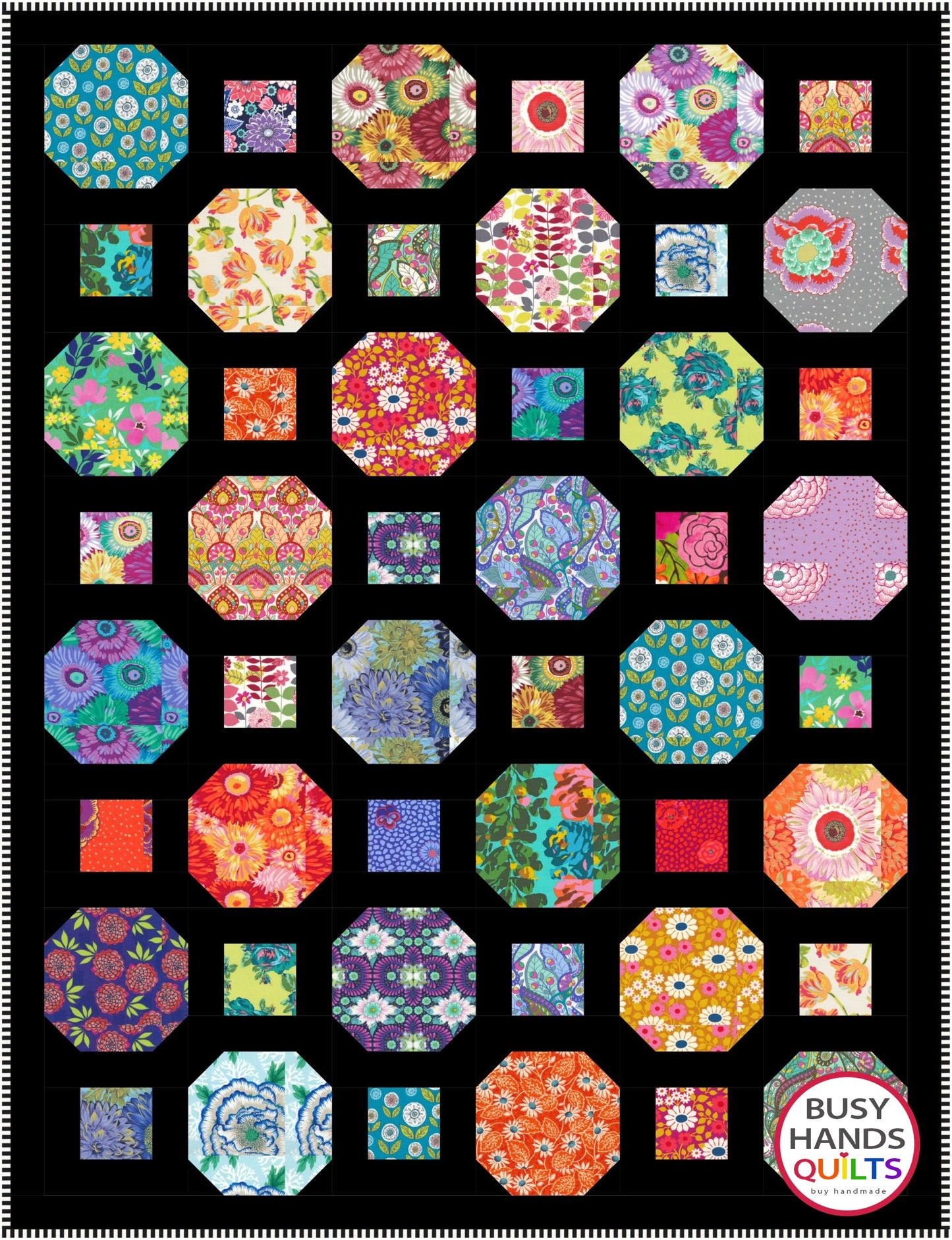 Rolling Around Quilt Pattern PRINTED