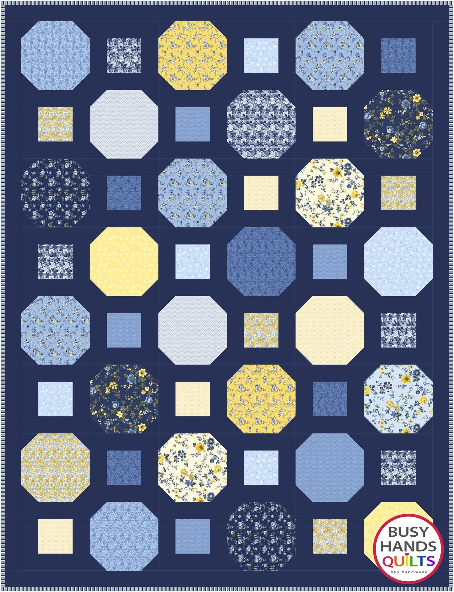 Rolling Around Quilt Pattern PRINTED