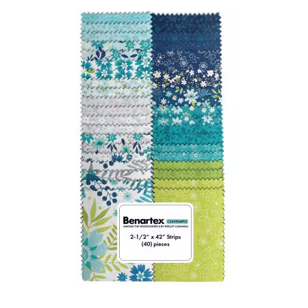 Among the Wildflowers II Jelly Roll by Shelley Cavanna for Benartex STAW2PK #351