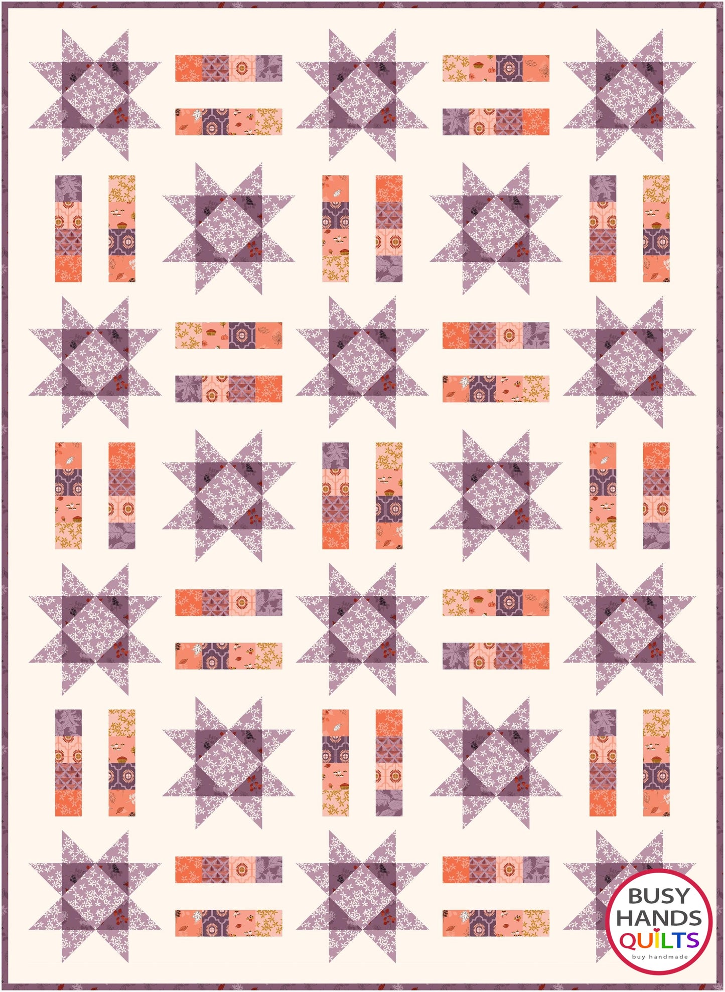 Stars and Stripes Quilt Pattern PRINTED