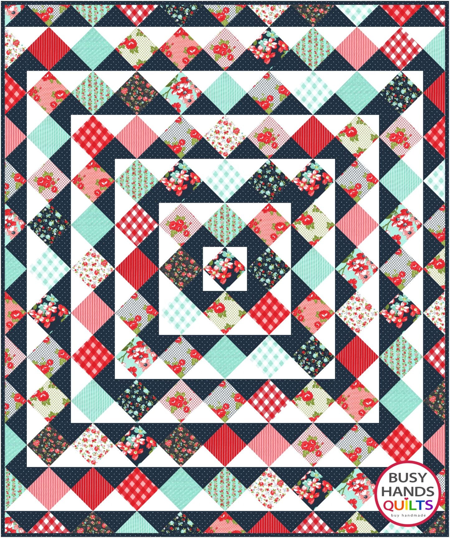 Skip To My Lou Quilt Pattern PRINTED