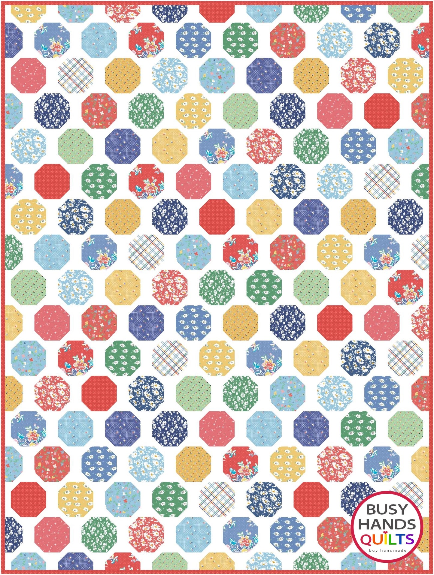Wild Blooms Quilt Pattern PRINTED