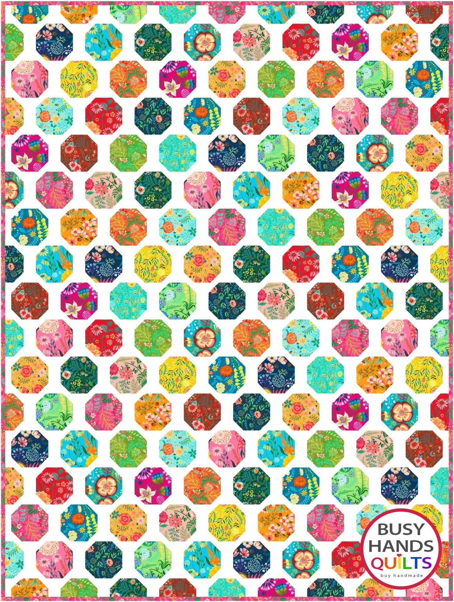 Wild Blooms Quilt Pattern PRINTED