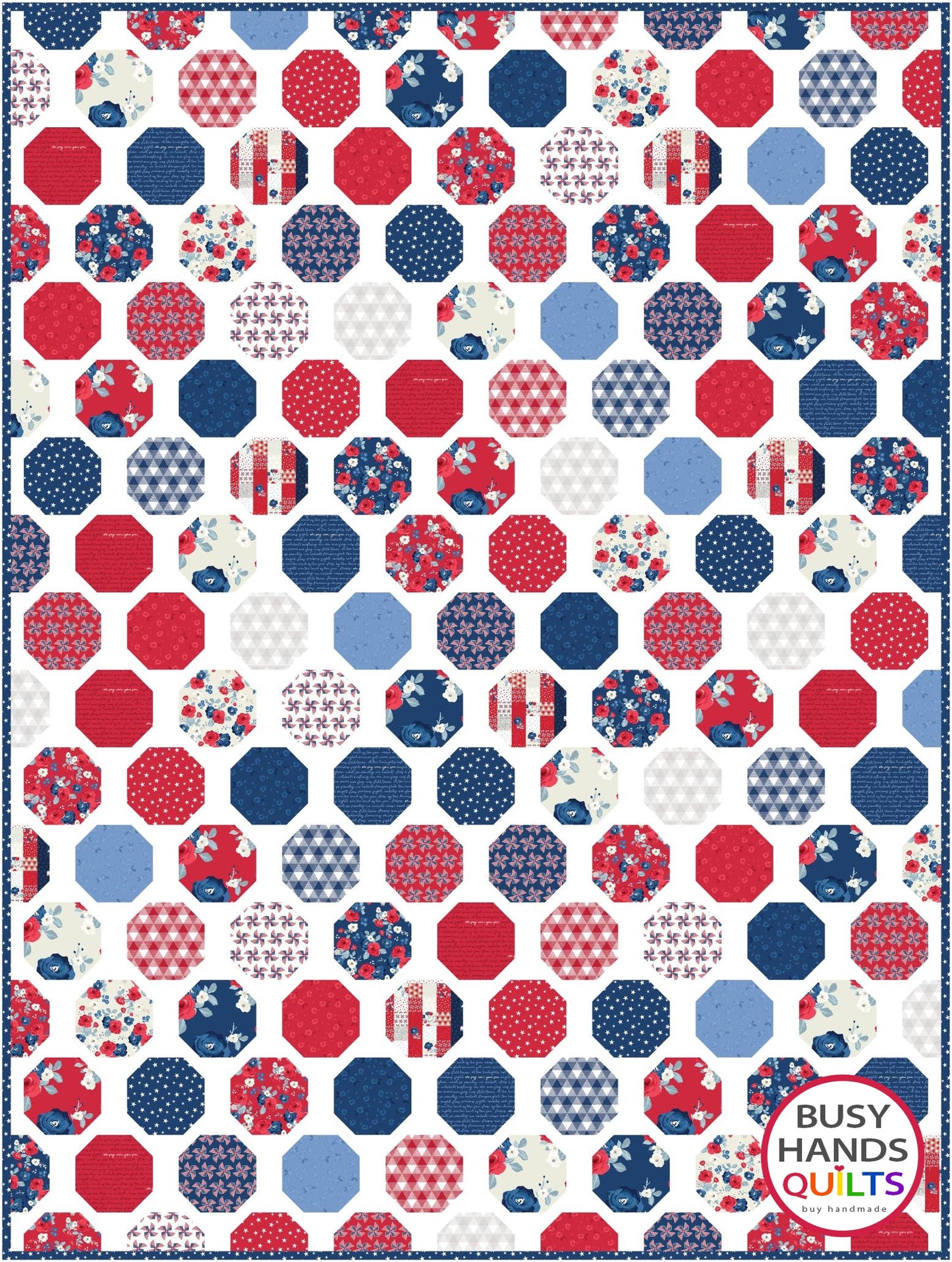 Wild Blooms Quilt Pattern PRINTED