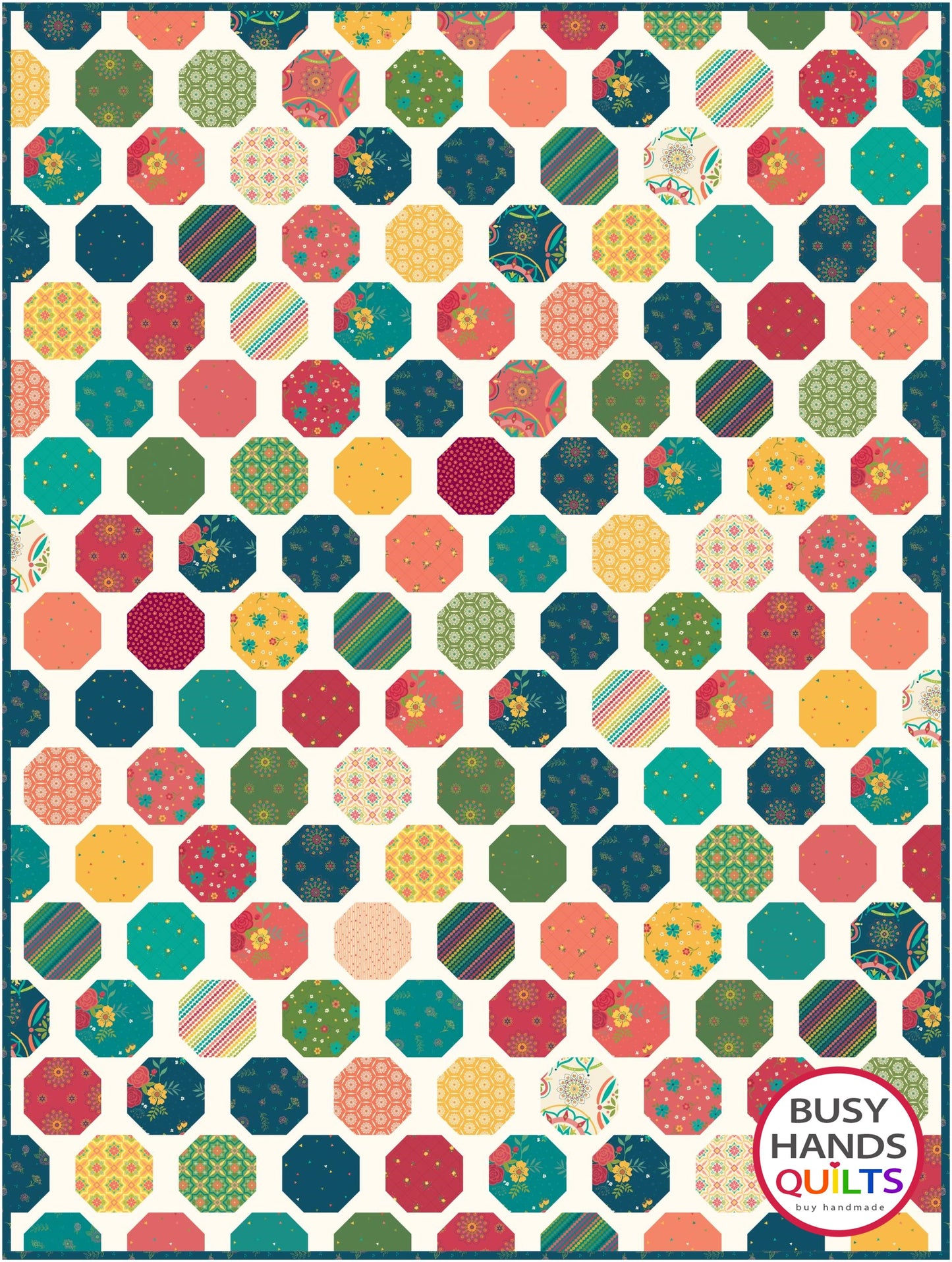 Wild Blooms Quilt Pattern PRINTED